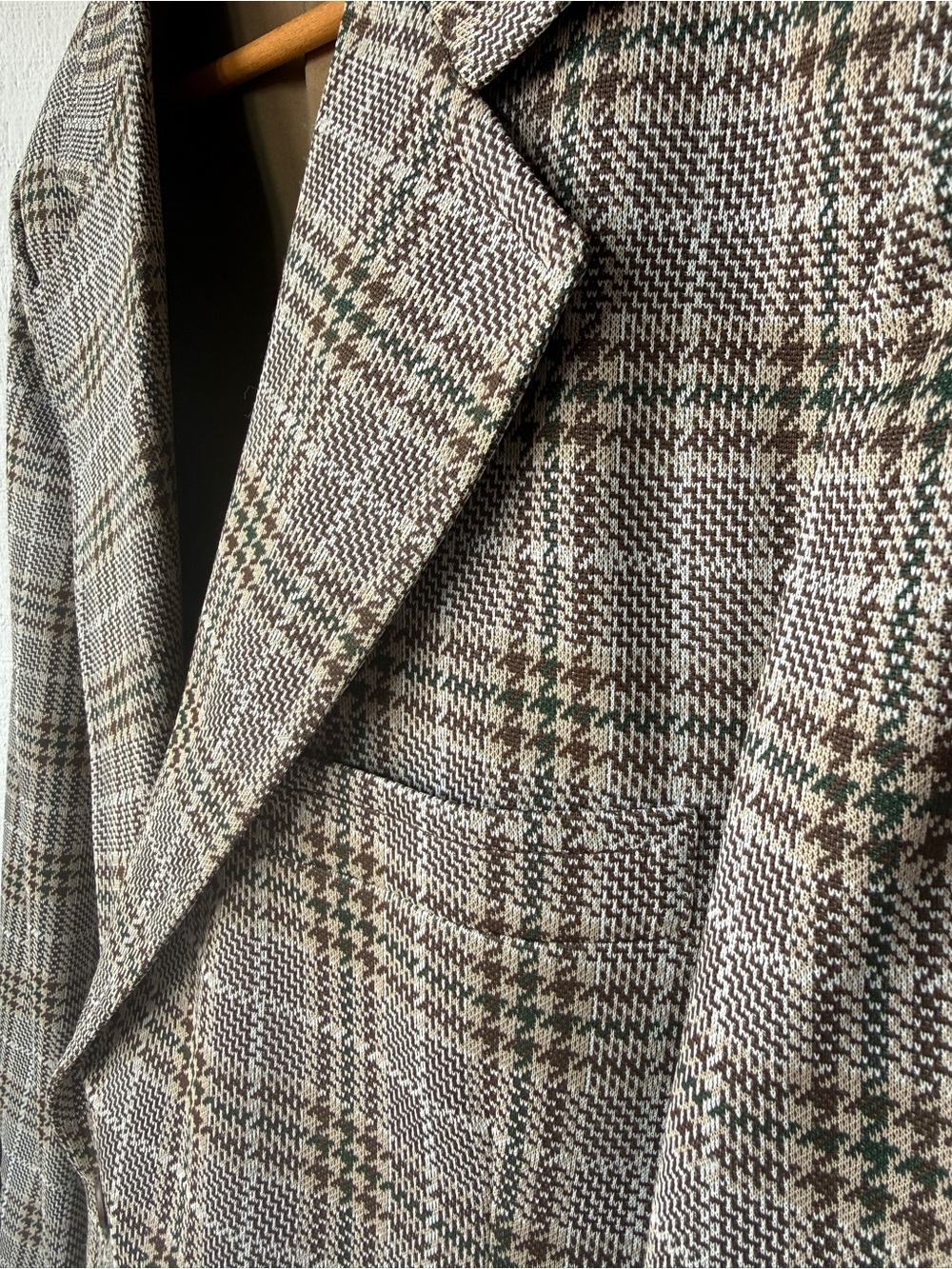 VTG Men's Sport Coat | Late 70s | Glen Plaid | Anders Clothing for Men | 38R